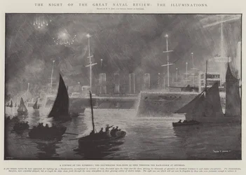 The Night of the Great Naval Review, Illuminationerne